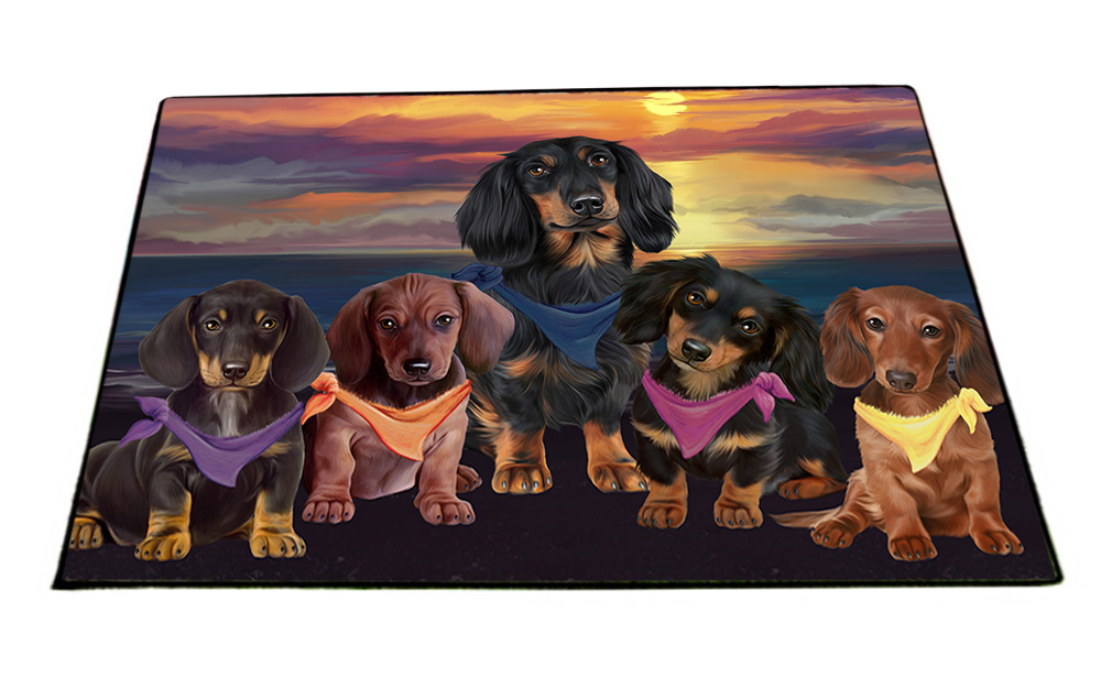 Dachshund Dog Floor Mat Personalized AntiSlip Pet Door Mat Indoor